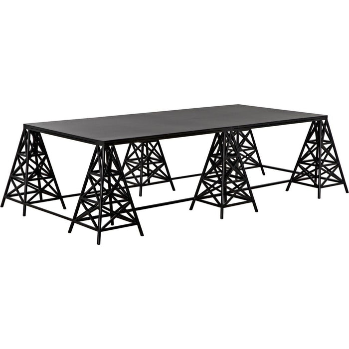 Primary vendor image of Noir Brixton Coffee Table - Industrial Steel, 38"