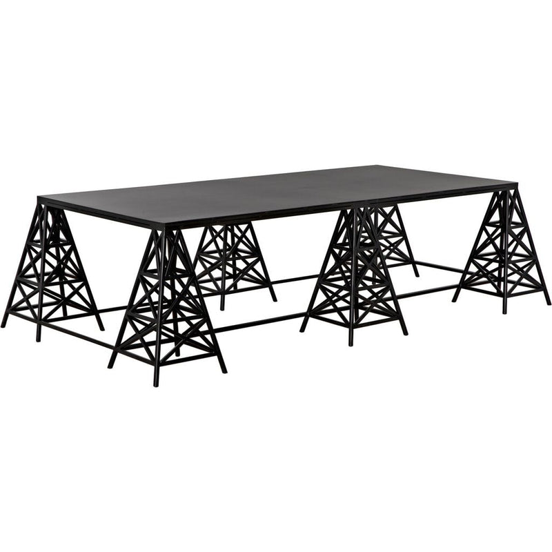 Primary vendor image of Noir Brixton Coffee Table - Industrial Steel, 38