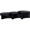 Noir Steward Coffee Table, A - Industrial Steel, 36"