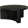 Noir Steward Coffee Table, B - Industrial Steel, 36"