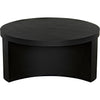 Noir Steward Coffee Table, B - Industrial Steel, 36"