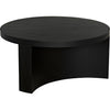 Noir Steward Coffee Table, B - Industrial Steel, 36"