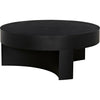 Noir Steward Coffee Table, C - Industrial Steel, 36"