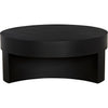 Noir Steward Coffee Table, C - Industrial Steel, 36"