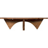 Noir Gadling Coffee Table - Walnut, 35"