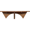 Noir Gadling Coffee Table - Walnut, 35"