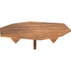 Noir Gadling Coffee Table - Walnut, 35"