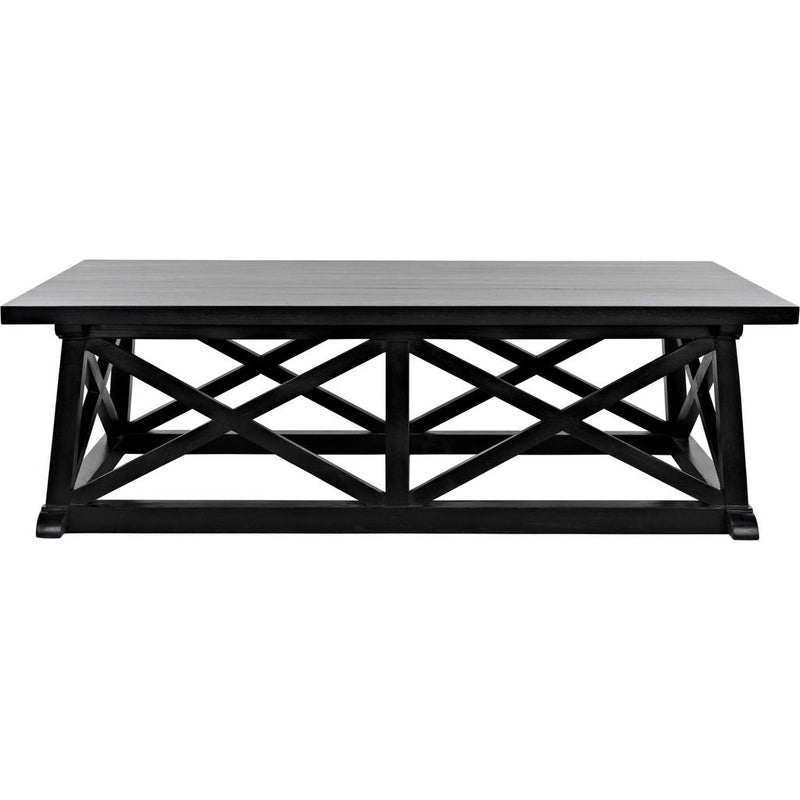 Primary vendor image of Noir Sutton Coffee Table,Hand Rubbed Black - Mahogany, 34