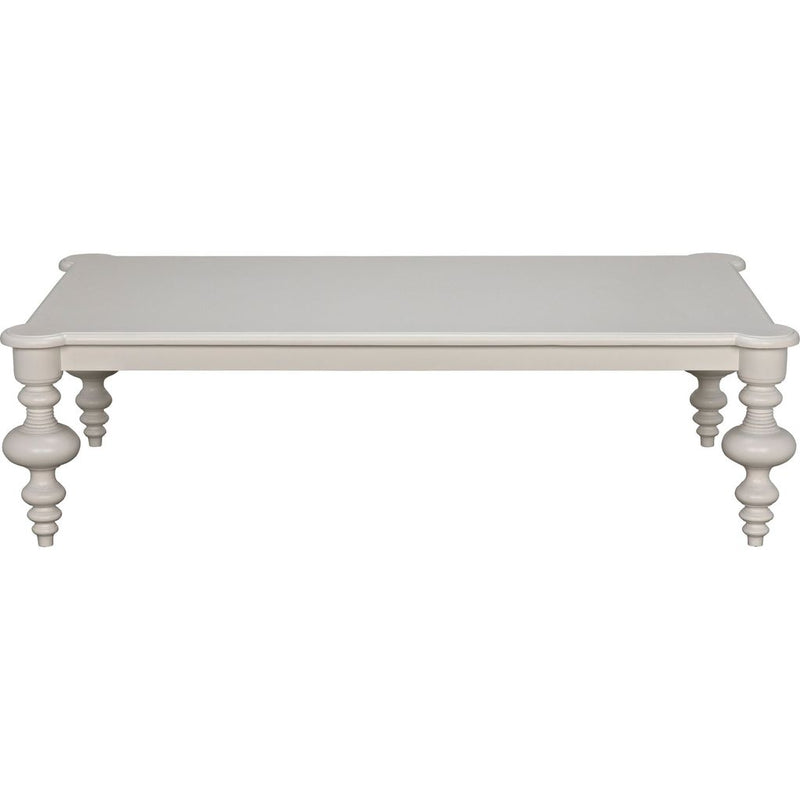 Primary vendor image of Noir Graff Coffee Table, Solid White - Mahogany & Veneer, 37.5