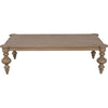 Noir Graff Coffee Table, Weathered - Mahogany, 37.5"