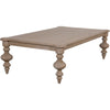 Noir Graff Coffee Table, Weathered - Mahogany, 37.5"