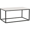 Primary vendor image of Noir Manning Coffee Table - Industrial Steel & Bianco Crown Marble, 24.5"