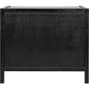 Noir Hampton Side Table, Hand Rubbed Black - Mahogany & Veneer, 22"