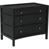 Primary vendor image of Noir Hampton Side Table, Hand Rubbed Black - Mahogany & Veneer, 22"