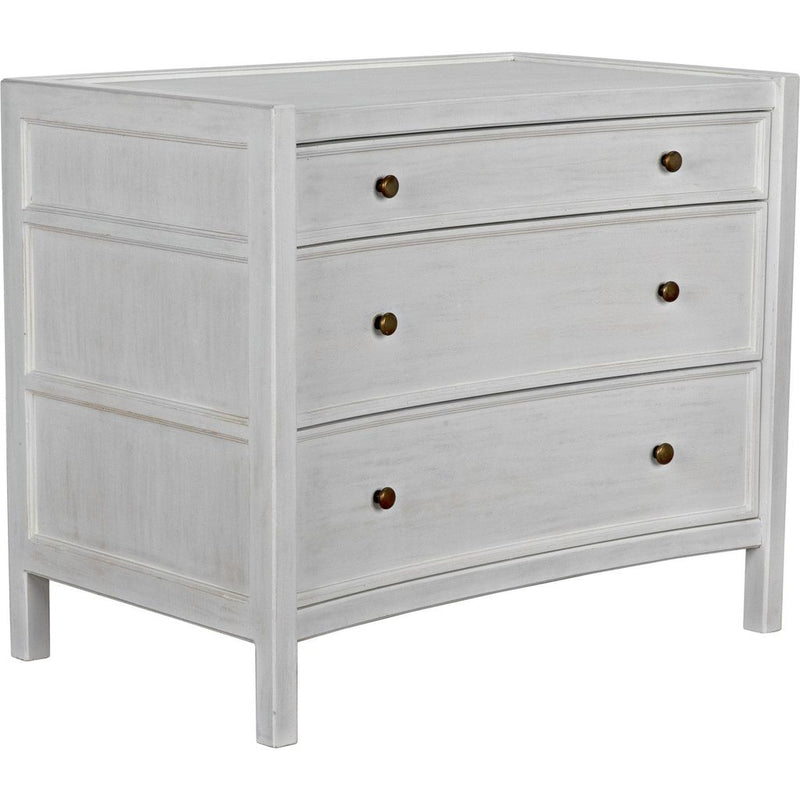 Primary vendor image of Noir Hampton Side Table,White Wash - Mahogany & Veneer, 22