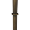 Noir Tini Side Table, Metal w/ Aged Brass Finish, 10"