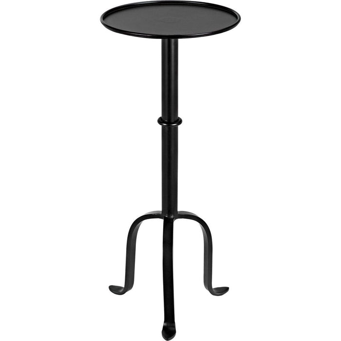 Noir Tini Side Table, Black Steel, 10"