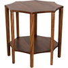 Noir Ariana Side Table, Dark Walnut, 30"