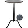 Primary vendor image of Noir Cosmopolitan Side Table - Industrial Steel & Night Snow Marble, 15"