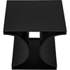 Noir Alec Side Table, Black Steel, 20"