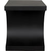 Noir Alec Side Table, Black Steel, 20"