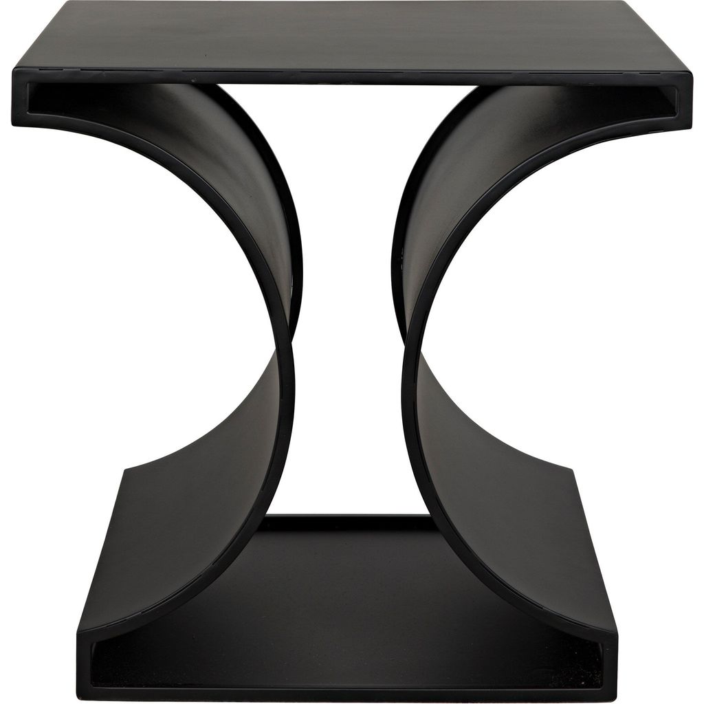 Primary vendor image of Noir Alec Side Table, Black Steel, 20"