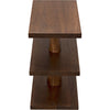 Noir Fatima Side Table, Dark Walnut, 15"