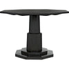 Noir Octagon Table, Pale - Mahogany & Veneer, 45"