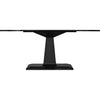 Noir Amboss Dining Table, Black Steel, 40"