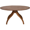 Noir Vera Dining Table, Dark Walnut, 60"