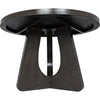 Noir Nobuko Dining Table, 48" Diameter, Pale - Mahogany & Veneer