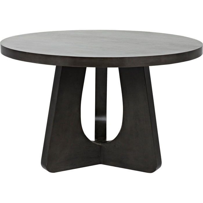 Primary vendor image of Noir Nobuko Dining Table, 48" Diameter, Pale - Mahogany & Veneer