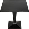 Noir Anoil Bistro Table, Black Steel, 30"