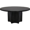 Primary vendor image of Noir Rome Dining Table, Black Steel, 58"