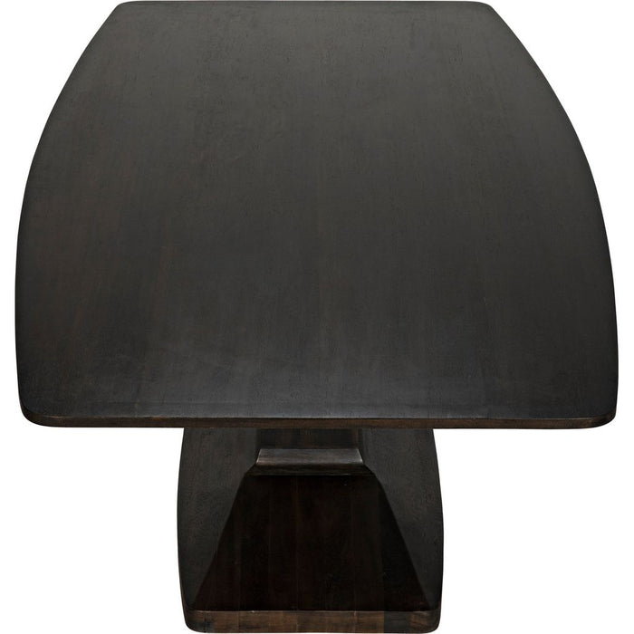 Noir Travis Table, Ebony Walnut, 44"