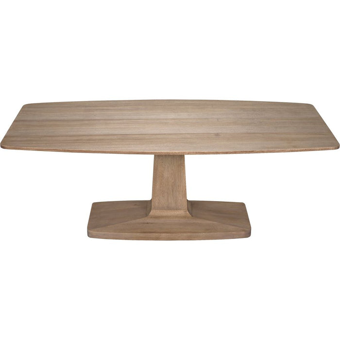 Noir Travis Table, Washed Walnut, 44"