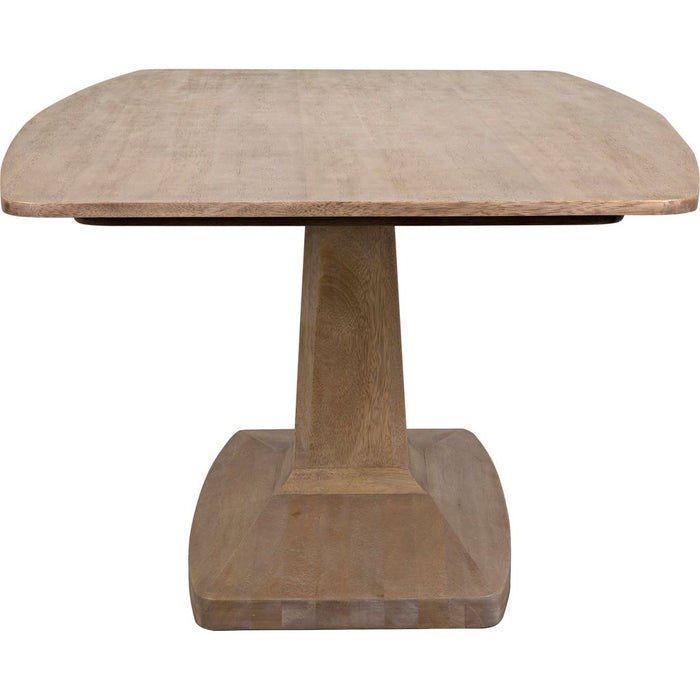 Noir Travis Table, Washed Walnut, 44"