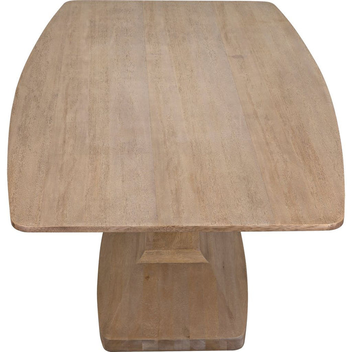 Noir Travis Table, Washed Walnut, 44"