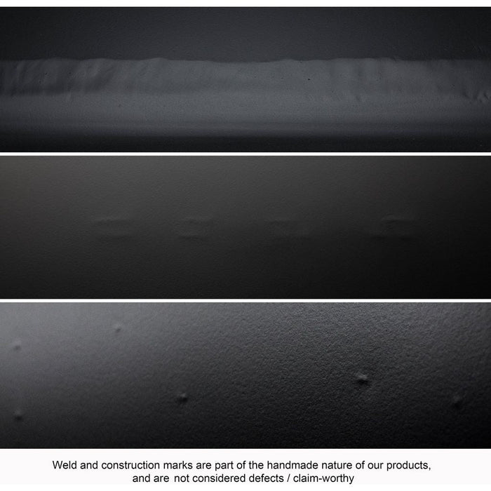 Noir Herno Table, 48", Black Steel