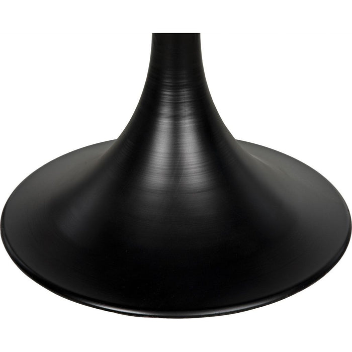 Noir Herno Table, 48", Black Steel