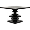 Primary vendor image of Noir Corum Square Table, Hand Rubbed Black - Mahogany & Veneer, 42"