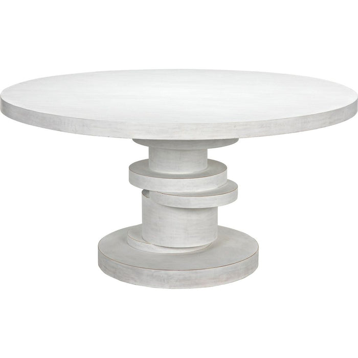 Primary vendor image of Noir Hugo Dining Table 60",  White Wash - Mahogany & Veneer