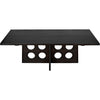 Noir Carlo Dining Table, Ebony Walnut, 40"