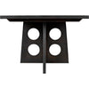 Noir Carlo Dining Table, Ebony Walnut, 40"