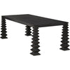 Noir Brancusi Table - Mahogany & Veneer, 45.5"