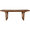 Noir Regal Table/Desk, Dark Walnut, 86" W