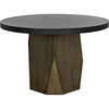 Noir Eiger Table - Industrial Steel, 47"