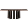 Noir Severity Table - Walnut, 44"