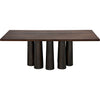 Noir Severity Table - Walnut, 44"