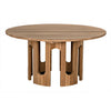 Noir Kirill Table, White Oak, 60"